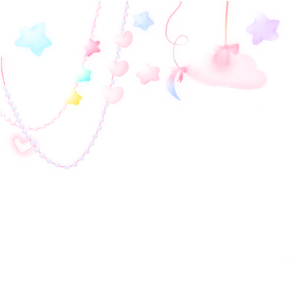 TB PNG Decora Y2K Pastel Hanging Starlight Charms Roblox decal