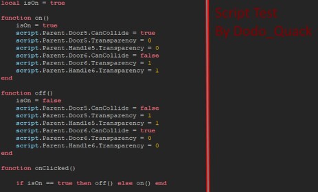 Script testing