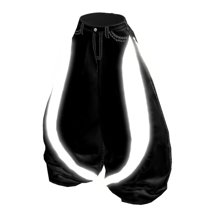 [GLOWING] Emissive Black Baggy Jeans