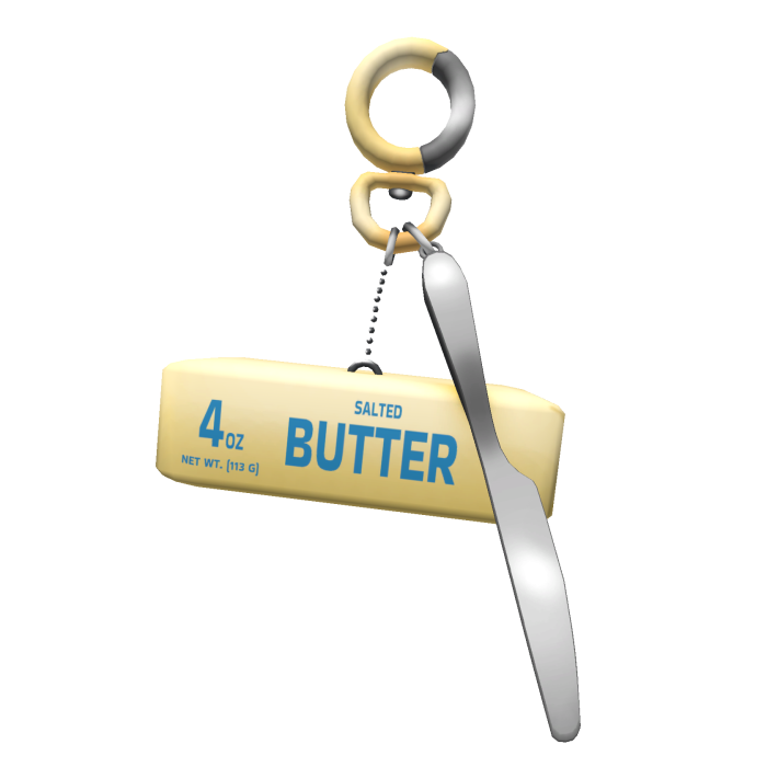 Butter Squishy Keychain