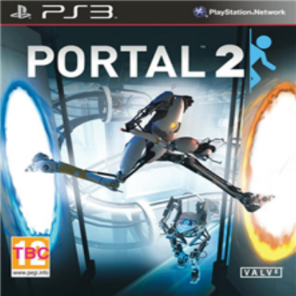 Portal 2 PS3 game cover Roblox decal