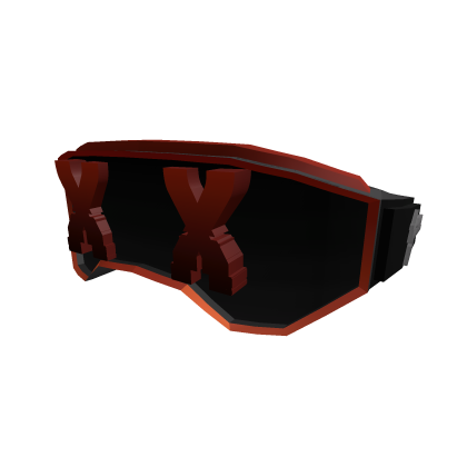 Red EXO Futuristic Goggles