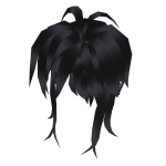Black Anime Elf Hair