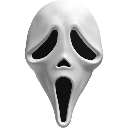 Screaming White Ghostface Mask [FRONT] Roblox item