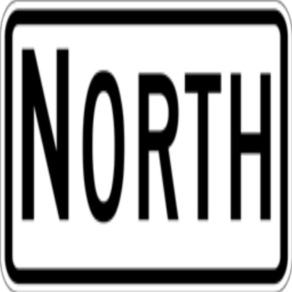 Normal North sign Roblox decal