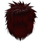 Red Anime Hair