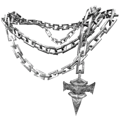 White Camo Hanging Kurapika Neck Chain thumbnail