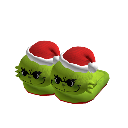 christmas grouch slippers thumbnail