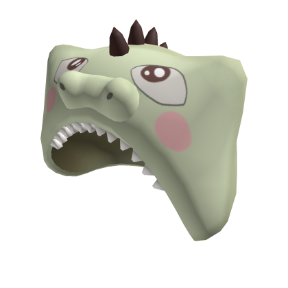 Kawaii Green Dragon Hood