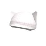 White cat hat