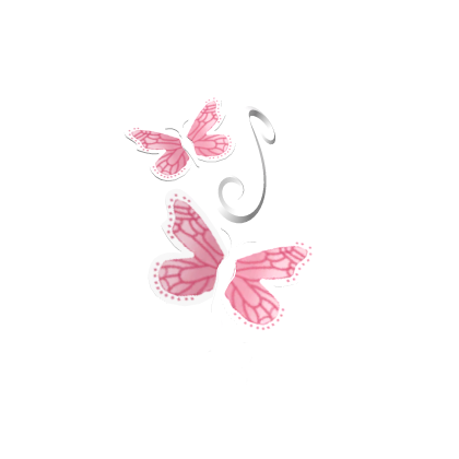 Pink Shoulder Butterflies