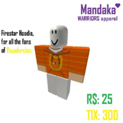 Firestar Hoodie Ad Roblox decal