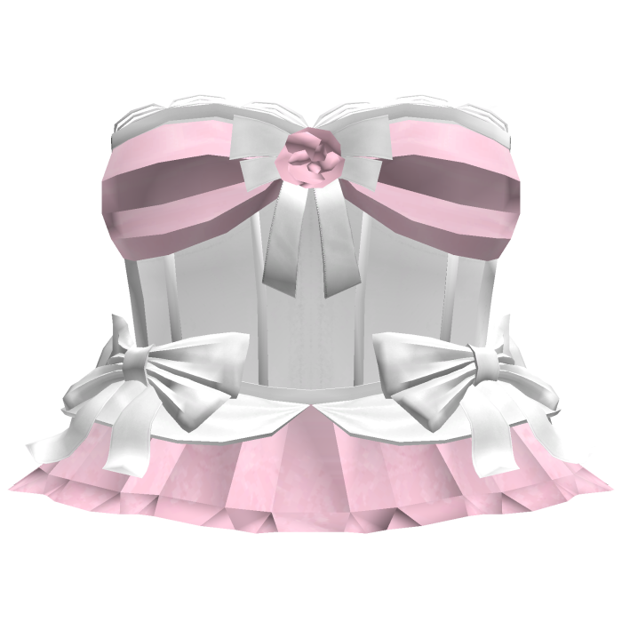 🎀 Coquette Ruffle Bow Corset Dress Royal Pink