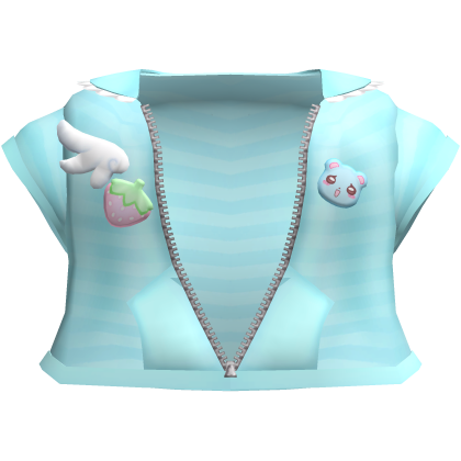 ♡ Kawaii baby blue bunny hood