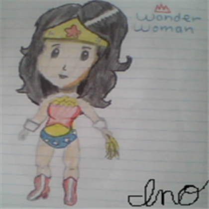 Wonder Woman Chibi Roblox decal