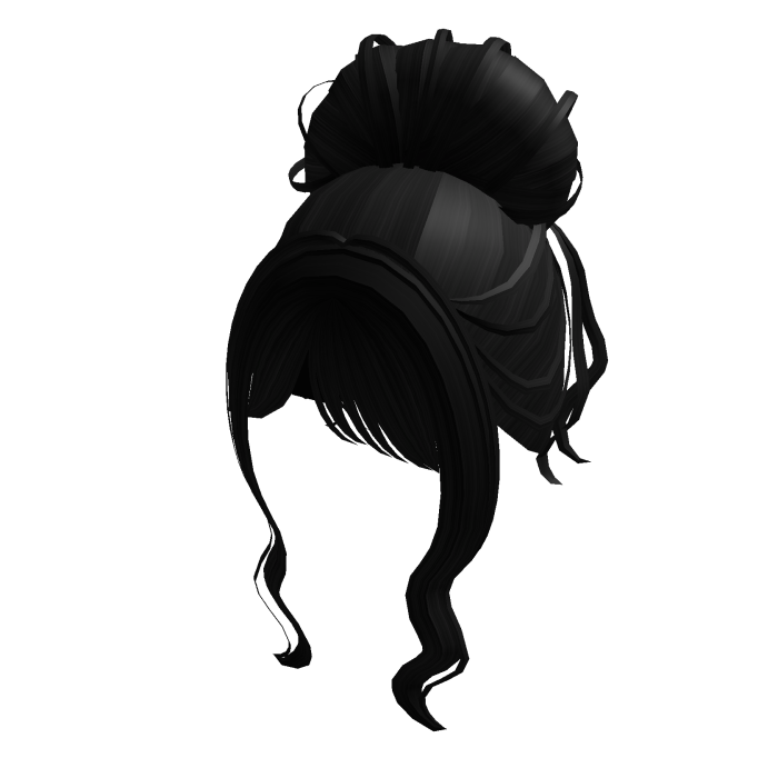 High Messy Bun (Black)