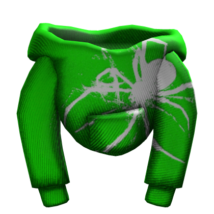 Green Designer Spider female Hoodie Roblox item
