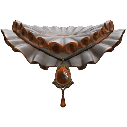 Orange Jester Neck Ruffle 3.0