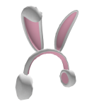 🐰 White Bunny Earmuffs