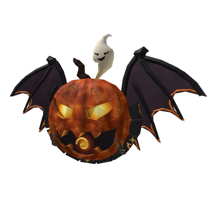 Halloween Pumpkin Bat Wings - Midnight Maw Roblox item render