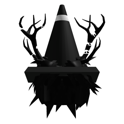 Black Cone Hair Roblox item
