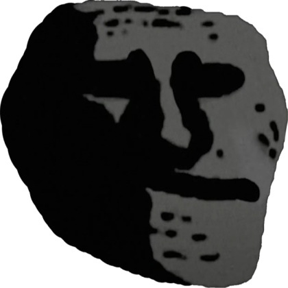 Extremly sad Trollge or Troll face Roblox decal