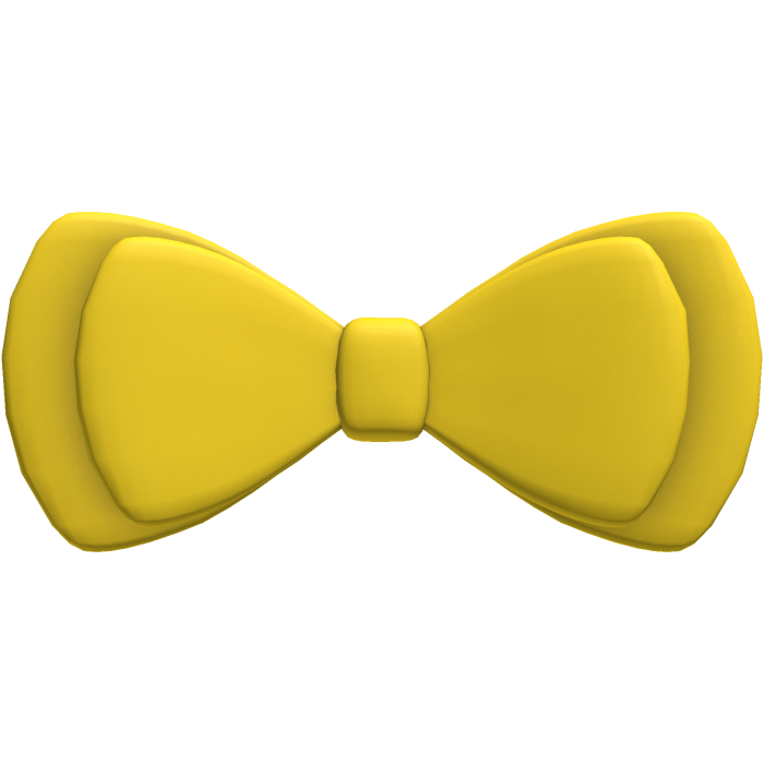 yellow bow tie