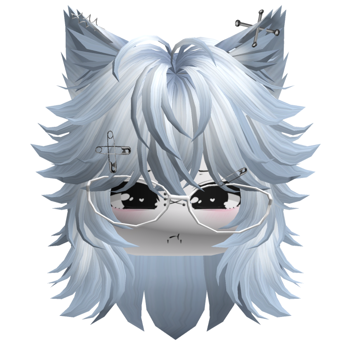 Moe Furry Wolfcut (Light Blue)