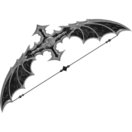 Skullbound Monochrome Goth Reaper Bow