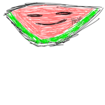 Random watermelon group