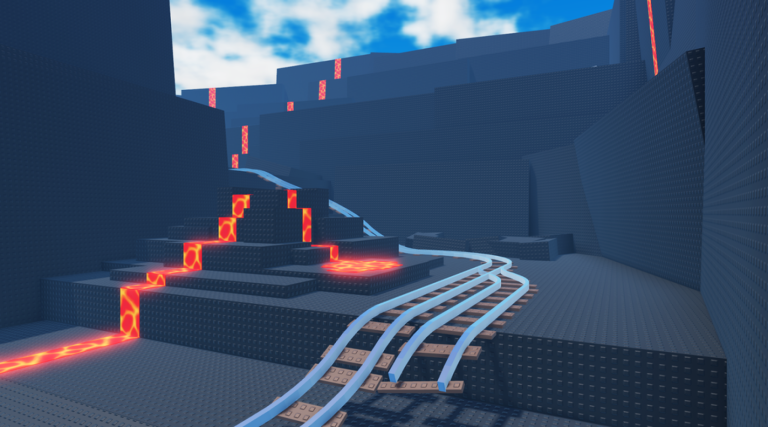 Cart Ride down a Volcano! screenshot 4