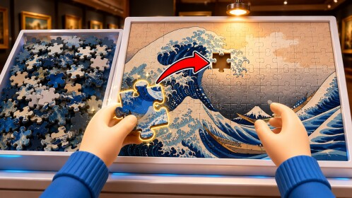🖼️ Clean The Puzzle Gallery!