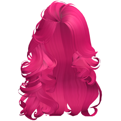 ♡ Voluminous Layered Blowout (Hot Pink) Roblox item