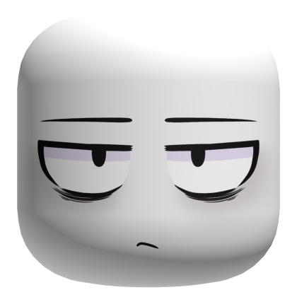 Sleep Deprived Face - White