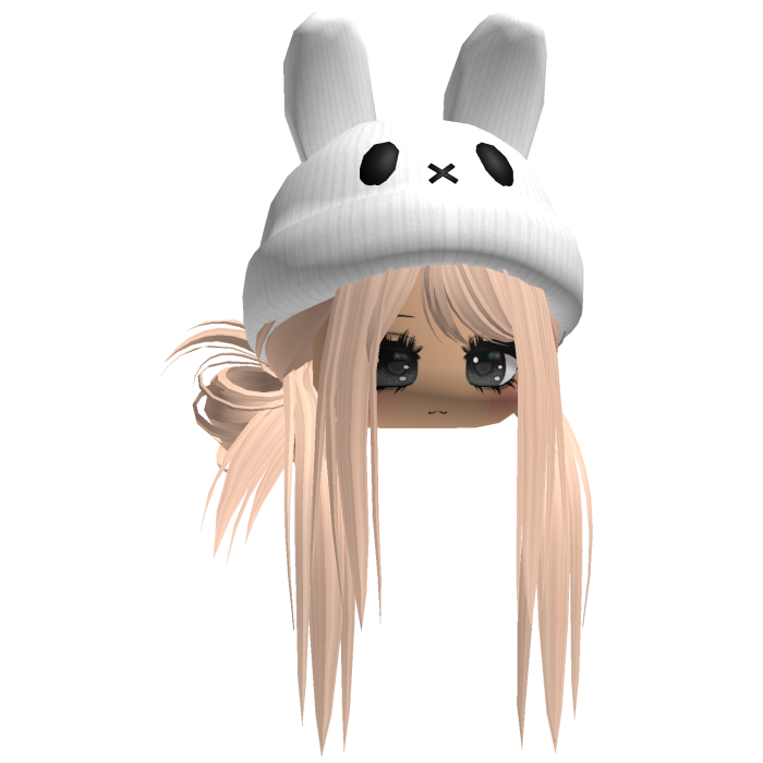 Moe Messy Girl Hair W/ Bunny Hat  Blonde