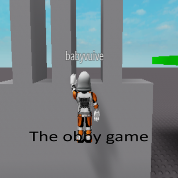 The obby game