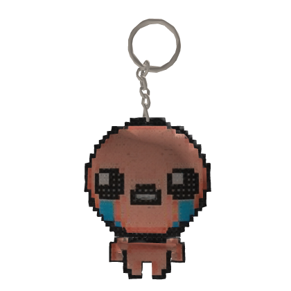 Isaac Pixel Keychain