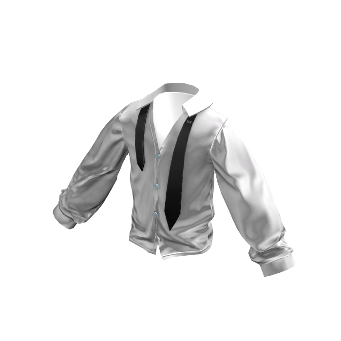 Casual Tie Shirt(White)