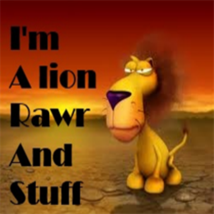 Cartoon Lion Roblox decal