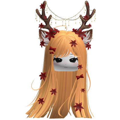 Ethereal Christmas Fairy Fawn Hair w/ Antlers