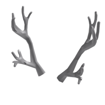 White Antlers Roblox decal