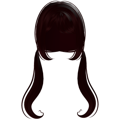 cute pigtail w hearts | red cherry