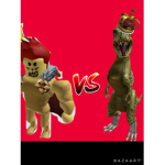 Vote for president (lion trex)