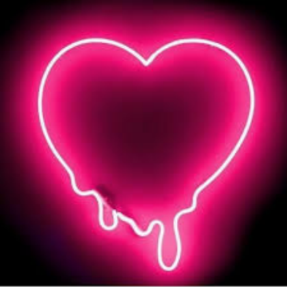 Neon Pink Aesthetic Heart Roblox decal