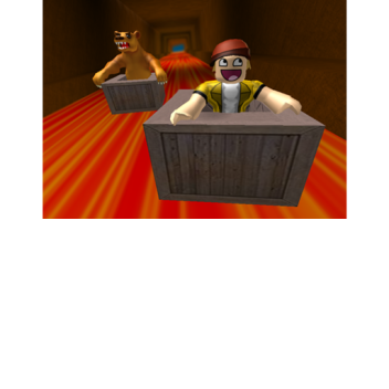 Ride a box down stuff