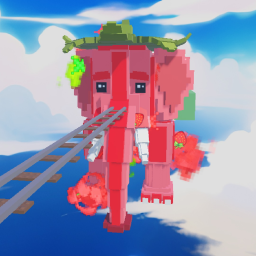 Cart Ride Into Strawberry Elephant