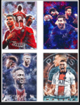 Messi Mbappe Neymar Ronaldo group