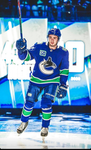 Luke the Canucks fan