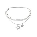 Star Layered Bead Necklace