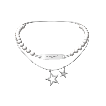 Star Layered Bead Necklace Roblox item